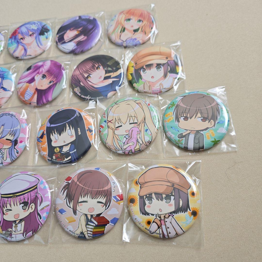 Summer Pockets　缶バッジ　ミックスガーデン