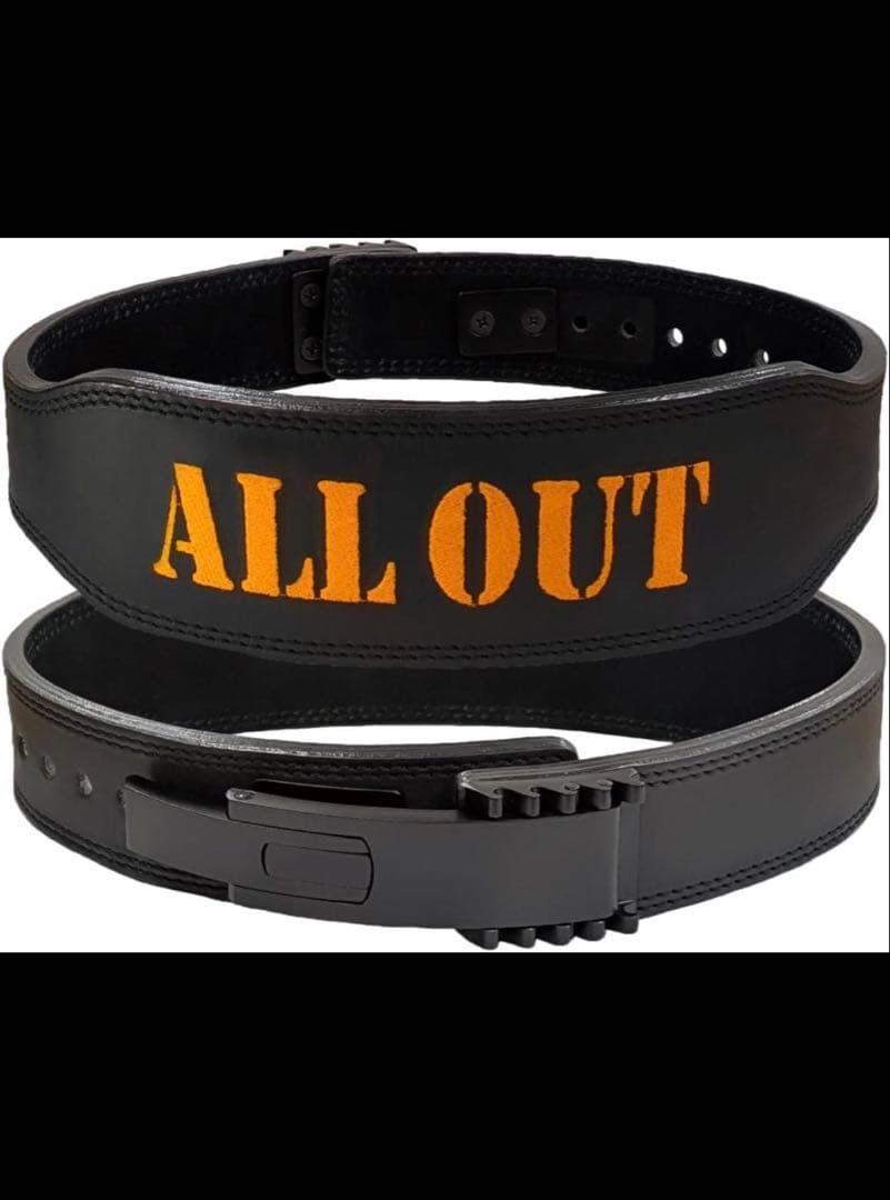ALLOUT PRO監修 レバーアクションベルト トレーニングベルト Lサイズ ALL OUT（オールアウト） ALLOUT IFBB PRO監修 レバーアクションベルト