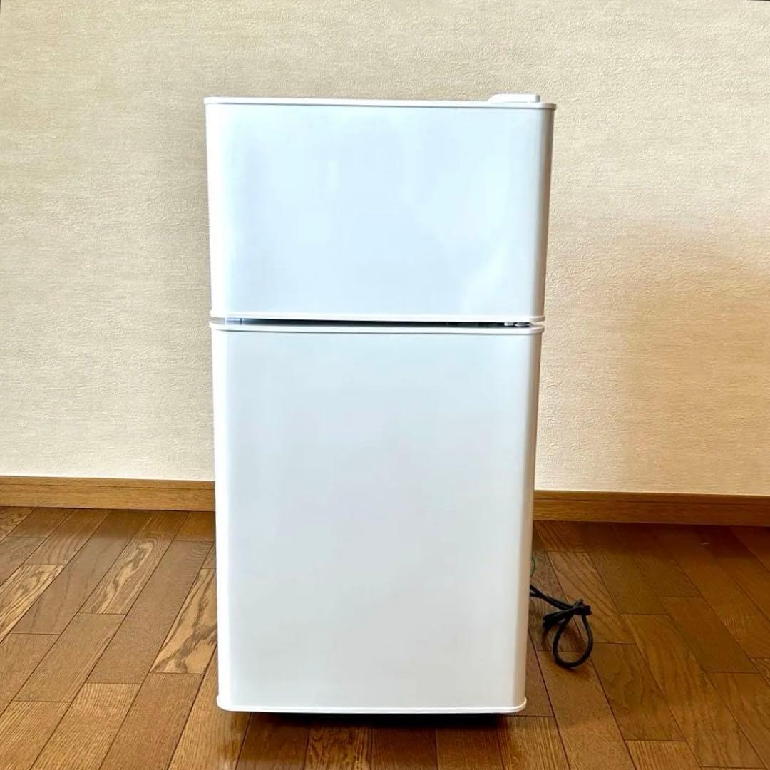 ONE STEP 小型 冷蔵庫 60L 一人暮らし TE-RE001 ホワイト ONE STEP 冷蔵庫 一人暮らし 冷凍冷蔵庫 2ドア 小型 家庭用 上段冷凍庫