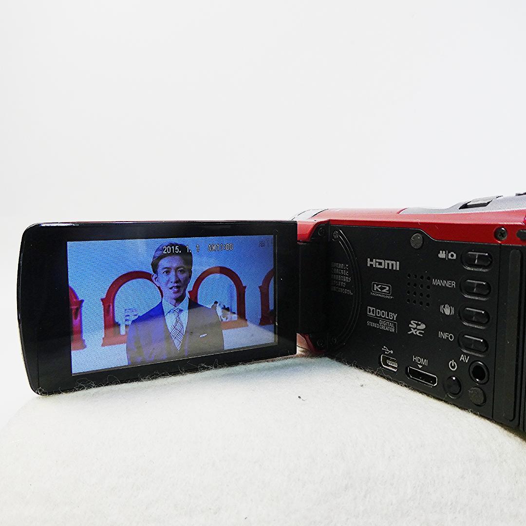 動作良好 JVC Everio GZ-E750-R HDD/SD ビデオカメラ - メルカリ