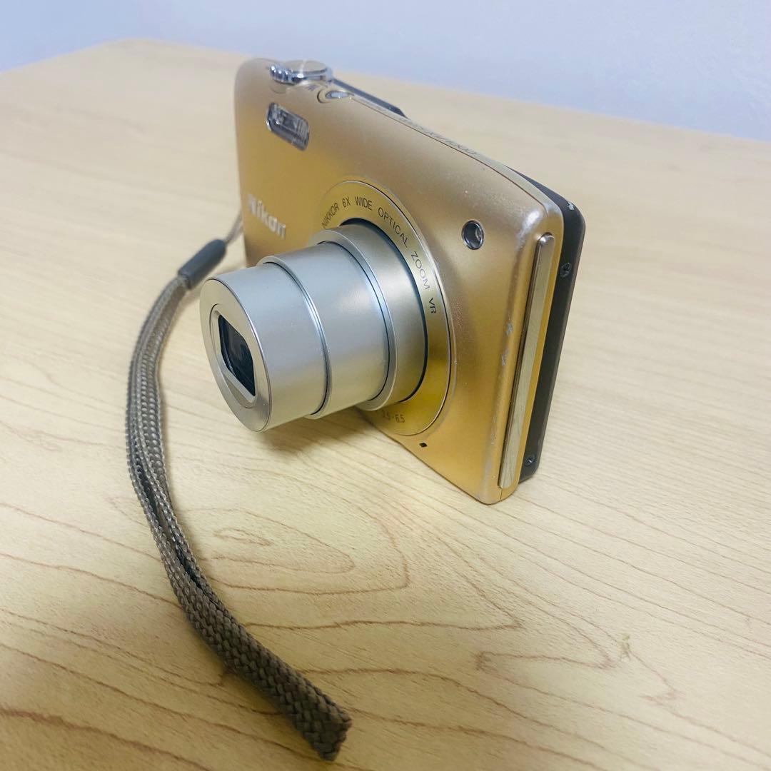 Nikon COOLPIX S3300 ゴールド デジタルカメラ - メルカリ