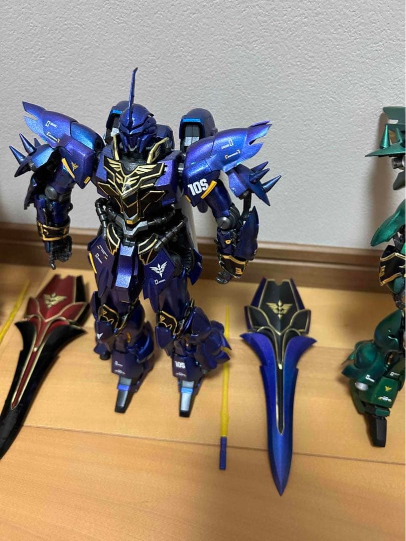 MG　シナンジュ　４体　塗装　ジャンク