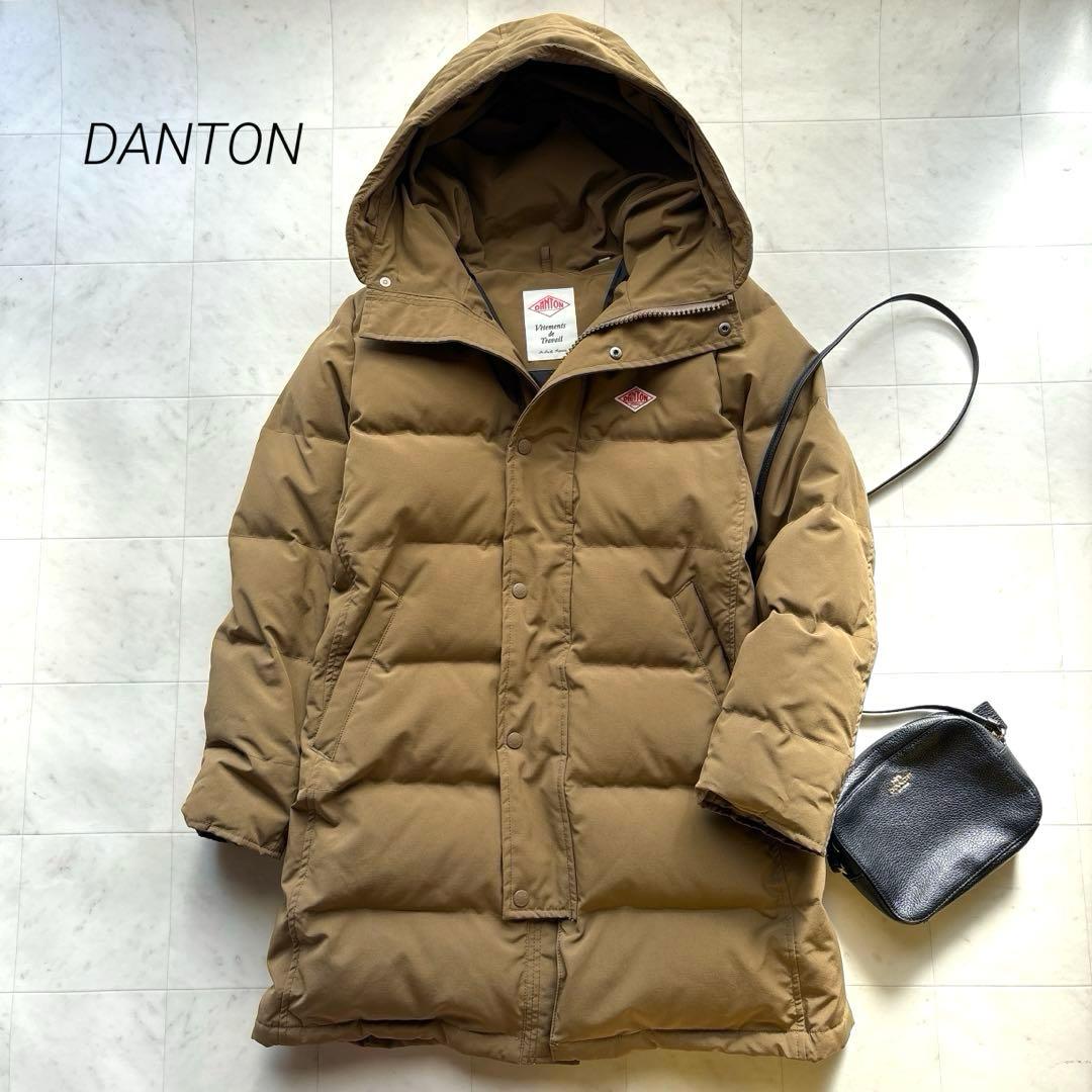 ダントン ダウンコート キャメル 38サイズ 防寒 アウター ダウン