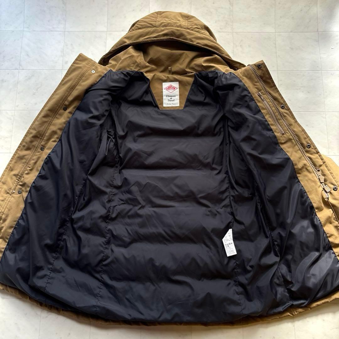 ダントン ダウンコート キャメル 38サイズ 防寒 アウター ダウン