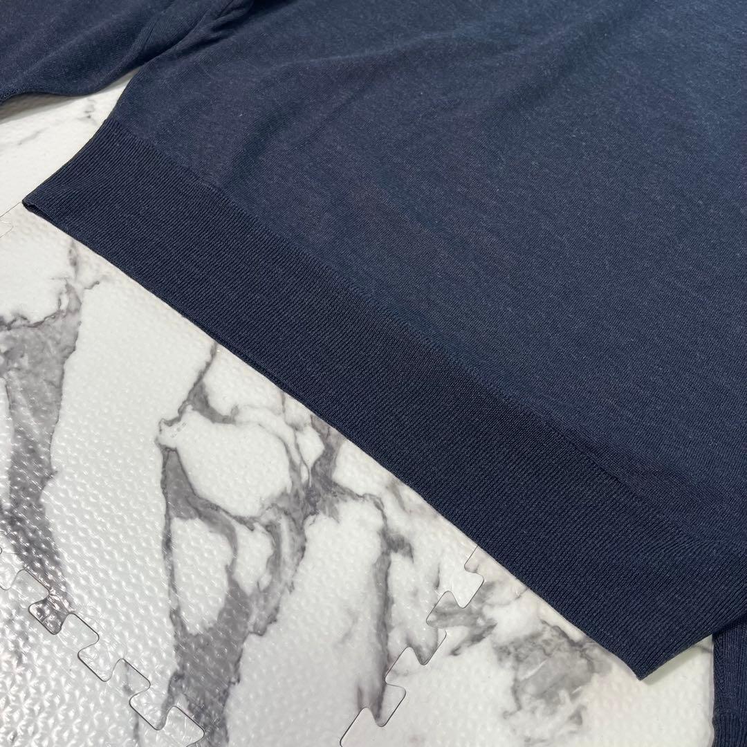 ジョンスメドレー クルーネックニット メリノウール 現行タグ 英国製