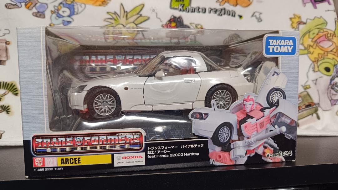 バイナルテック　アーシー ARCEE ホンダ S2000 トランスフォーマー トランスフォーマー バイナルテック 戦士/アーシー feat, Honda S2000