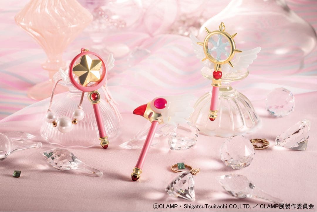 CLAMP CLAMP展限定 カードキャプターさくら ストラップペン3個セット