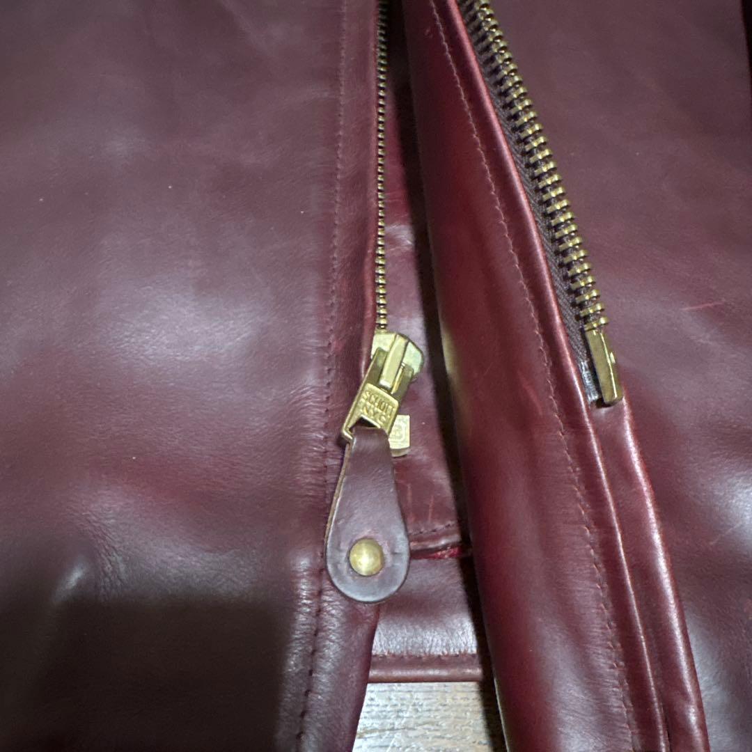 希少‼️美品‼️schottホーウィンレザー641SXX 40インチ 茶芯モデル