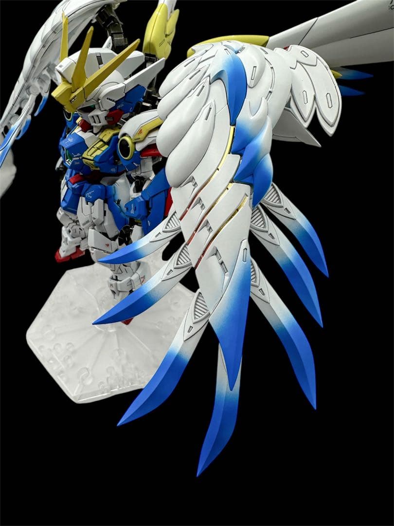 【バンダイ正規品・全塗装】MGSD ウイングガンダムゼロ EW 完成品