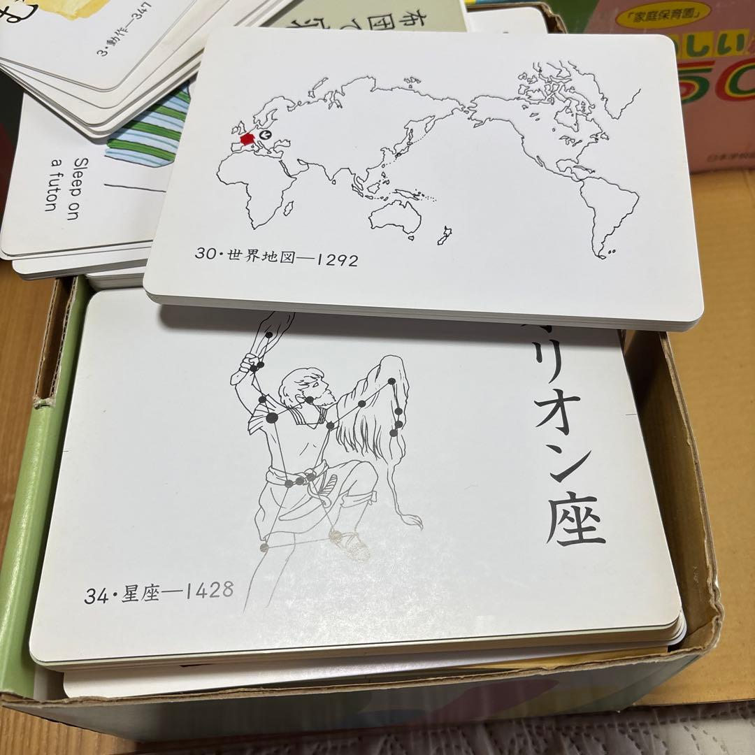 七田式⭐︎家庭保育園⭐︎たのしい絵カード 1500枚セット A B C - メルカリ