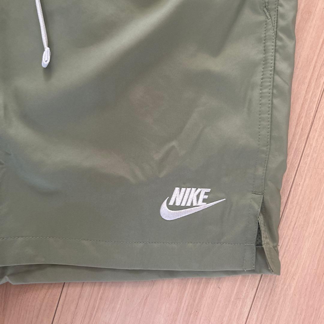 新品！NIKE オリーブグリーン ショートパンツ メンズM - メルカリ
