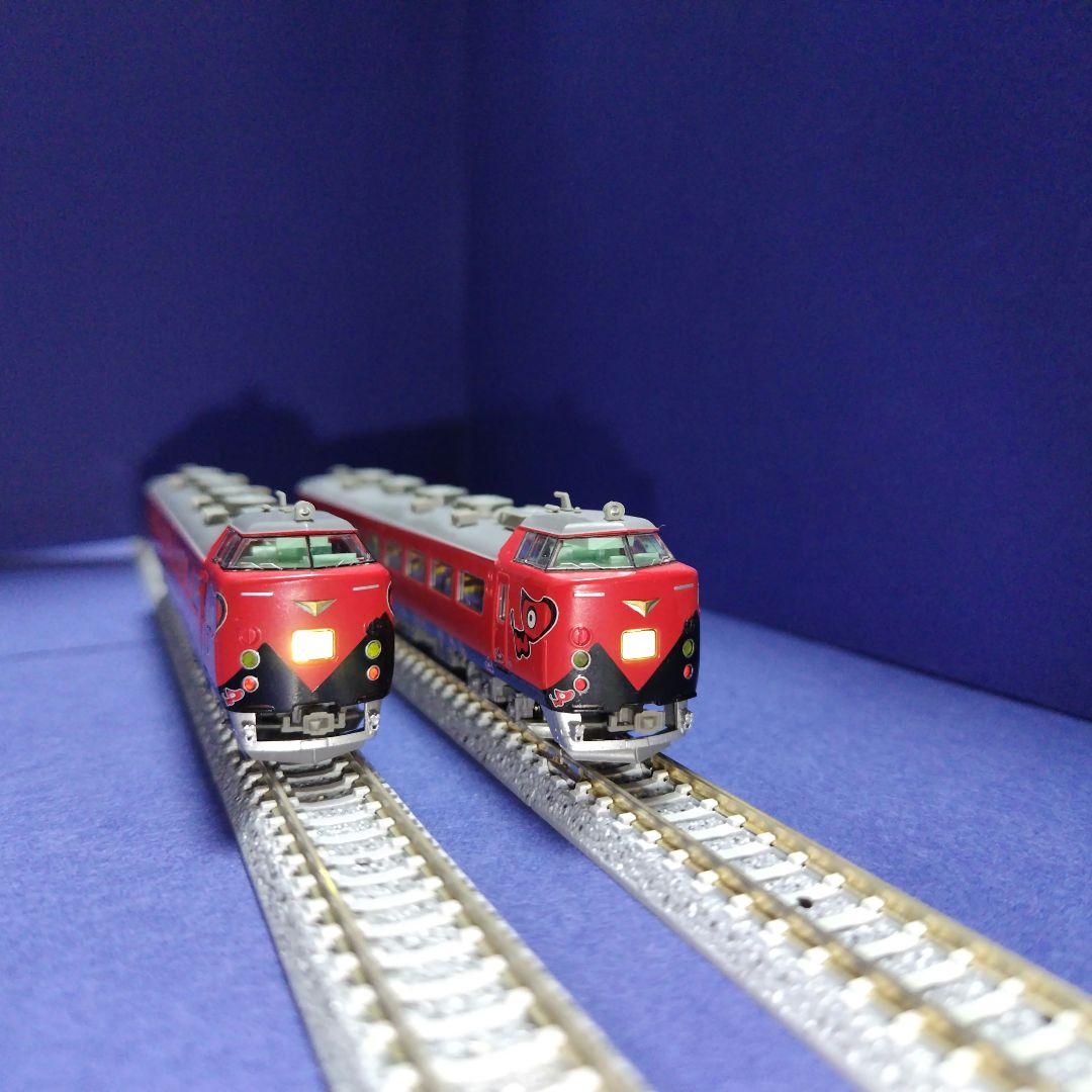 美品マイクロエース A2886　485系特急あいづ あかべぇ塗装セット　Nゲージ