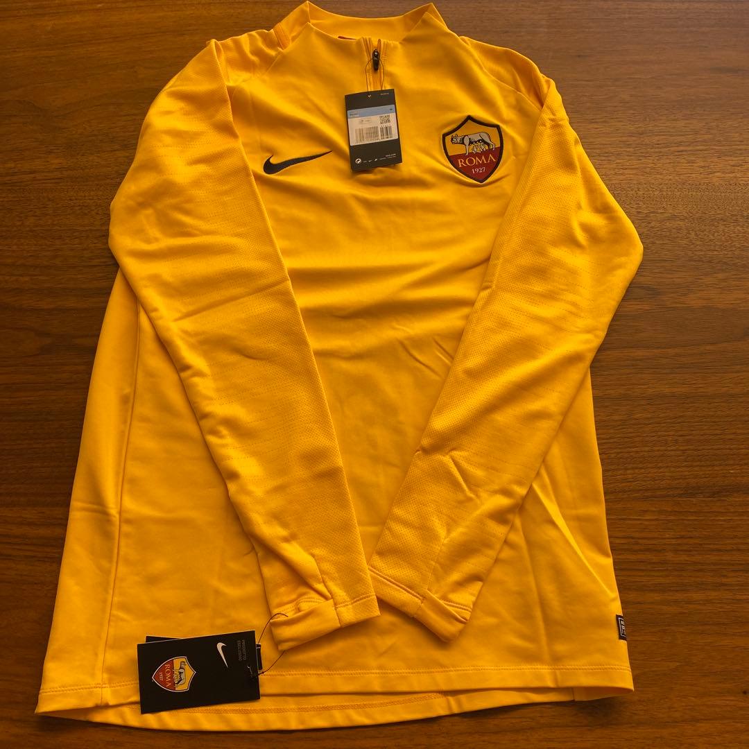 Nike ASローマ イエロー　ドリルトップM Nike ASローマ イエロー ドリルトップM - メルカリ