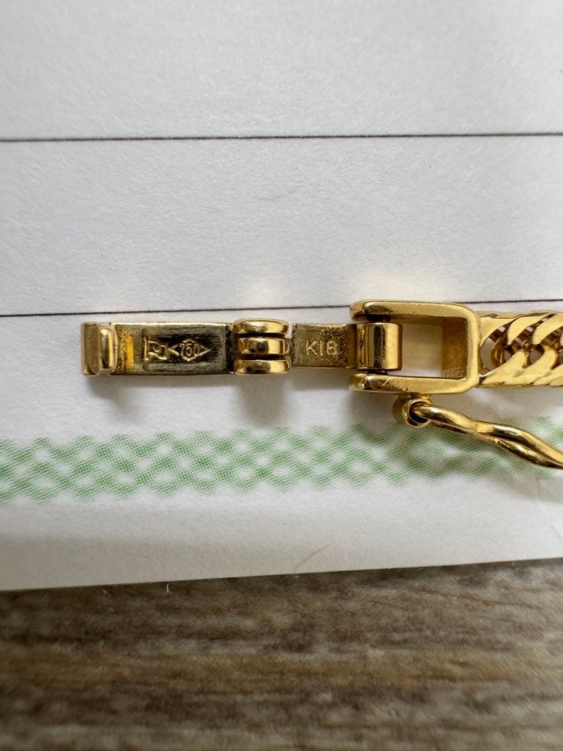 K18 ブレスレット 5.1g 品質保証書付き