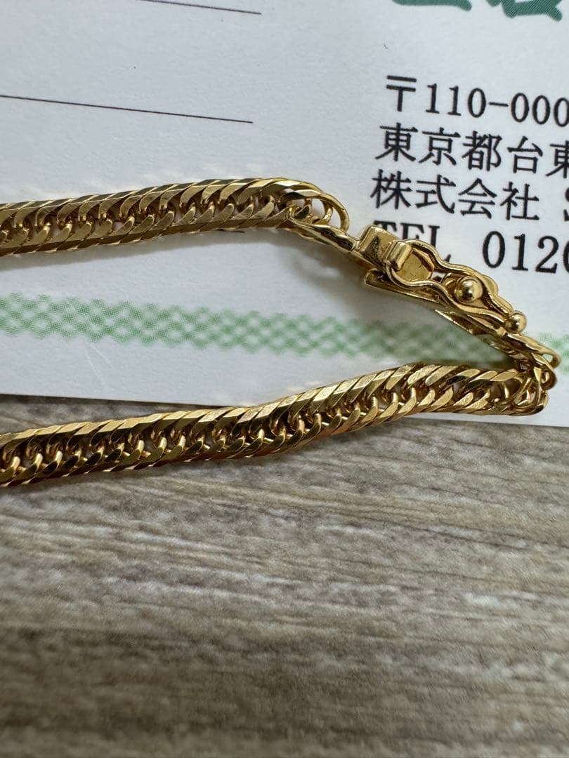 K18 ブレスレット 5.1g 品質保証書付き
