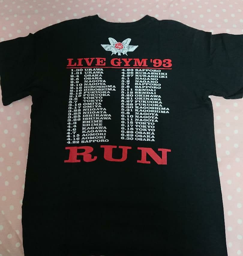 B'z LIVE-GYM 93 RUN Tシャツ