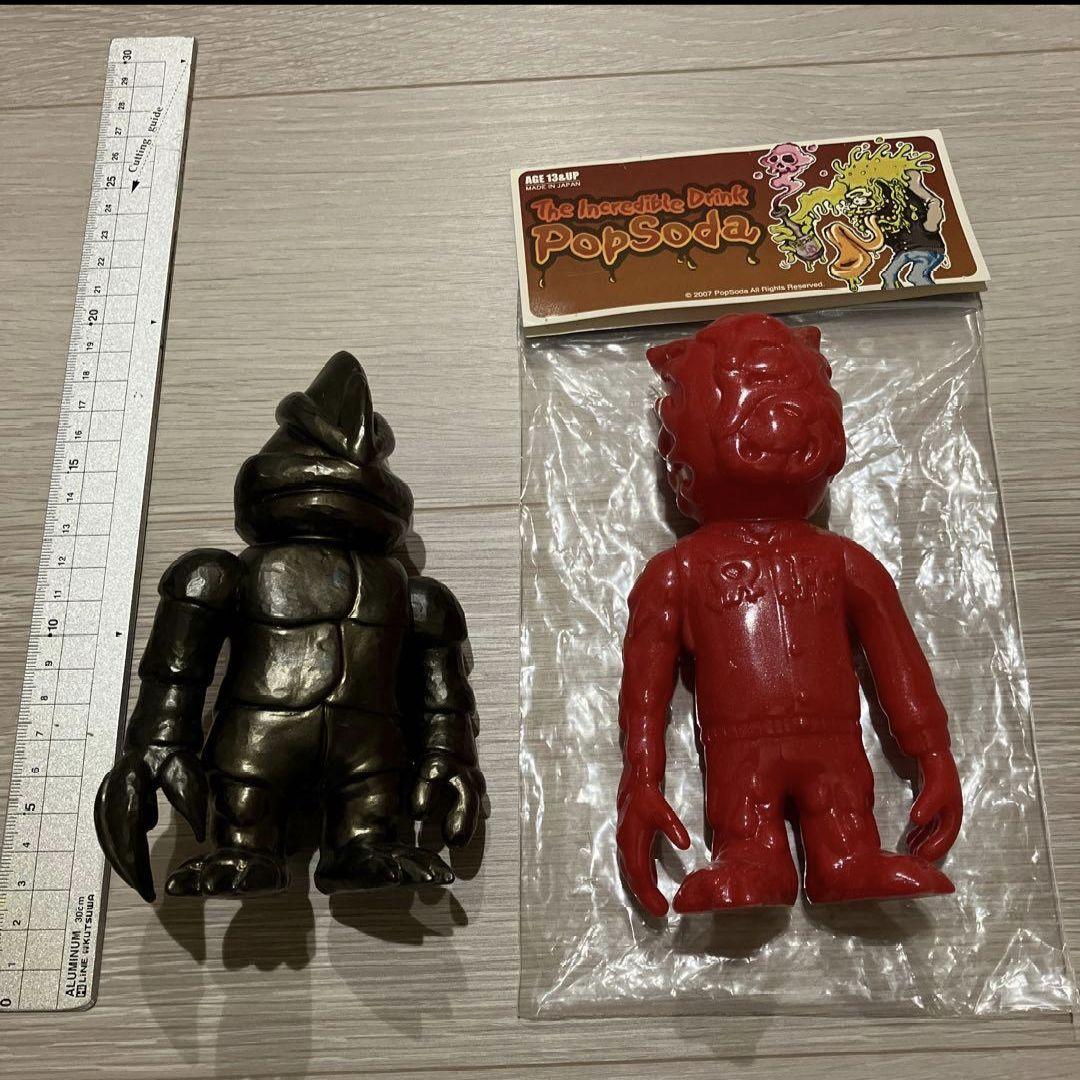 真頭玩具 リアルヘッド ガチゴン 液体超人ポップソーダ ソフビ 怪獣