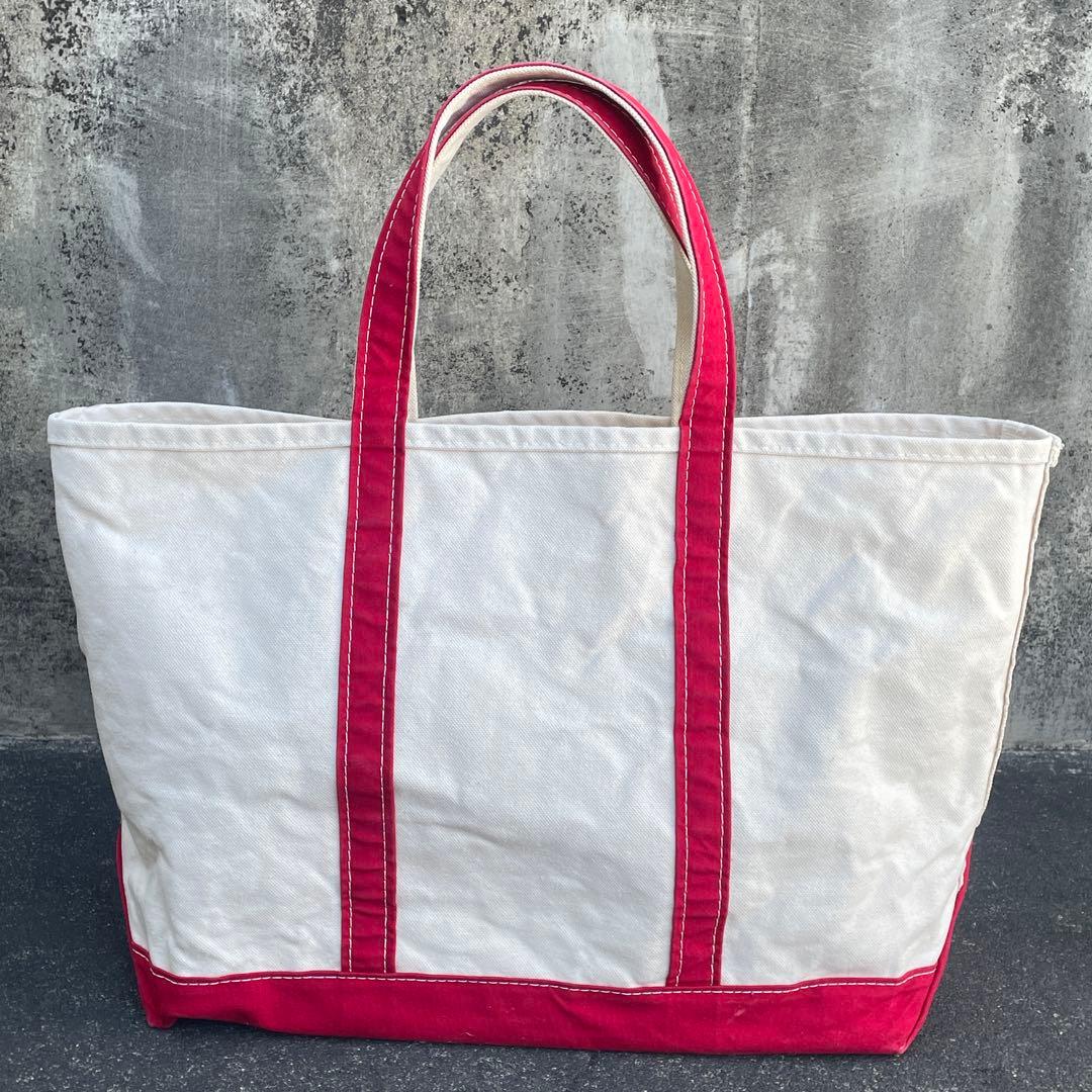 L.L.Bean トート オープン・トップ RED 雰囲気抜群 Lサイズ