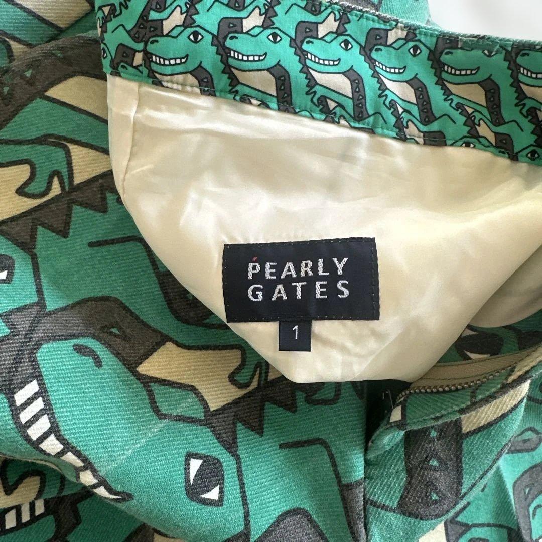 パーリーゲイツ T-REX 総柄プリント パンツ ウールパンツ - メルカリ