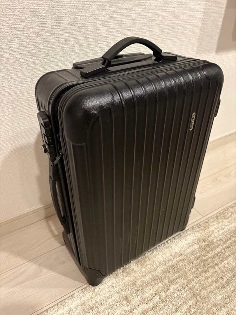 【希少】RIMOWA キャリーケース サルサ 黒 32L RIMOWA】廃盤品 Salsa Cabin Plus ブラック 4輪 (RIMOWA/スーツケース