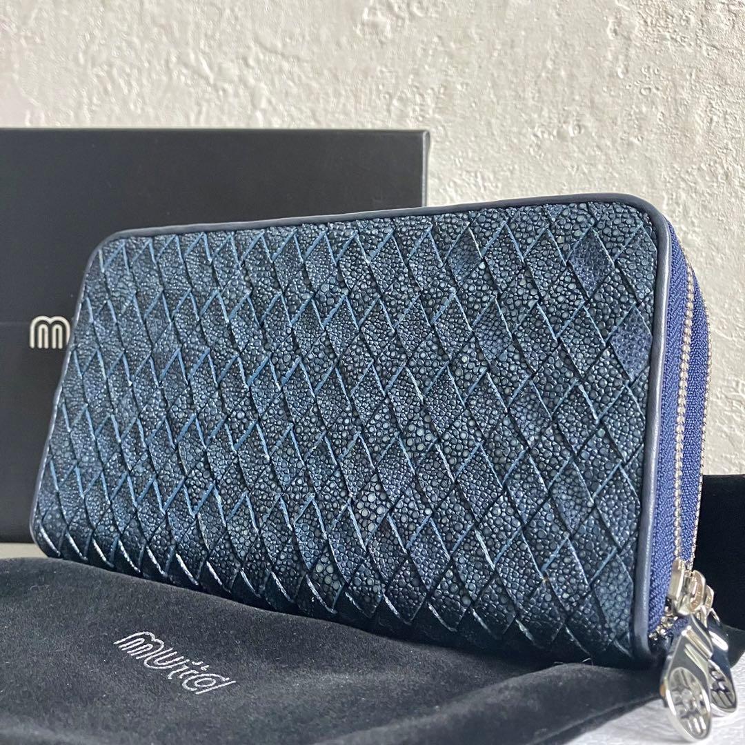 定価約15万 極美品 muta ガルーシャ イントレ ダブルジップ 長財布