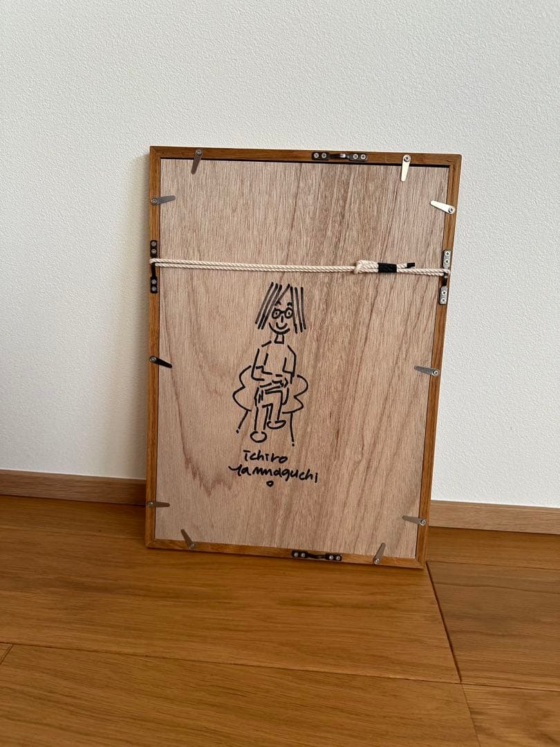 【期間限定値引き】山口一郎　原画　Sサイズ　花HANA 黄緑色