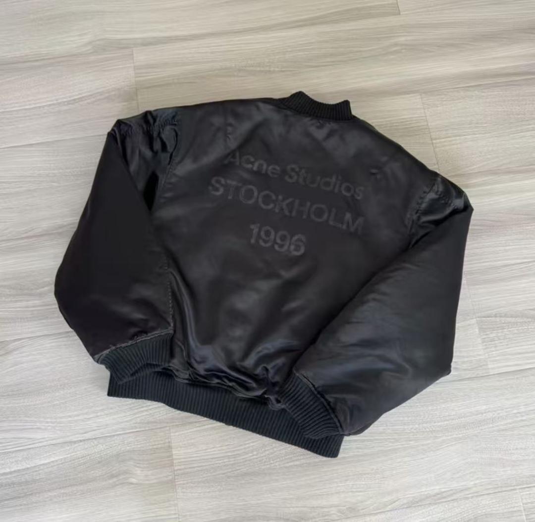 Acne Studios MA-1ジャケット ブラック - メルカリ
