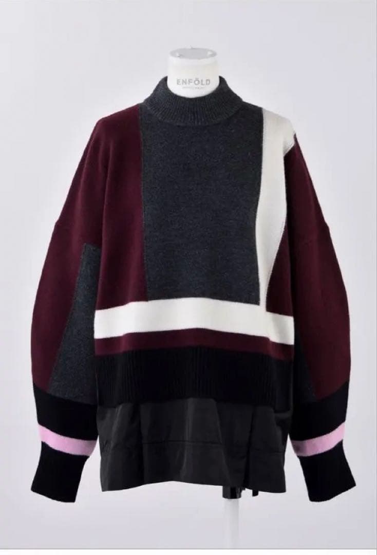 ENFÖLD KEITA MARUYAMA カラーブロックコン ENFOLD（エンフォルド） KEITA MARUYAMAとのコラボレーションアイテム