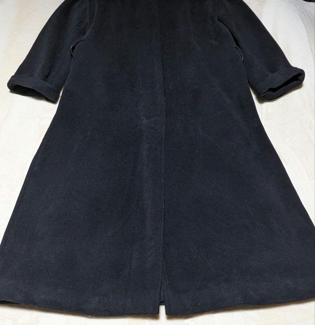 MaxMara マックスマーラ マキシ丈 スーパーロングコート 黒 銀タグ