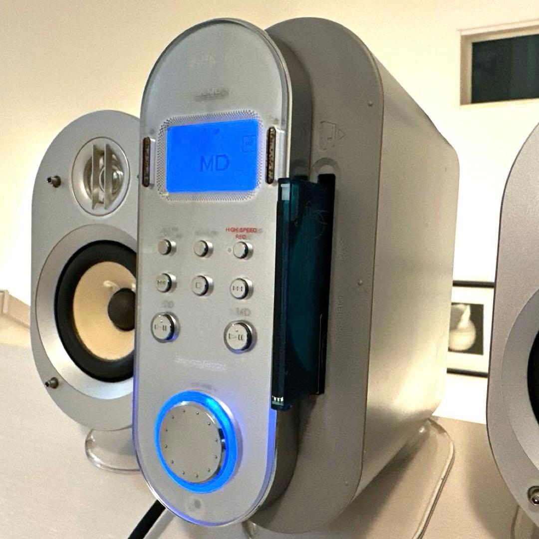 美品DE訳有】SONY MD CD ミニコンポ LAM-Z03 シルバー - メルカリ