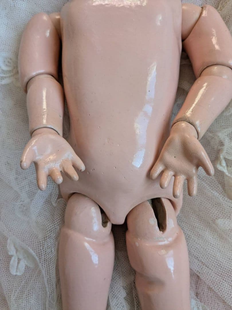 アンティークビスクドール ドイツの子 ハンドベルク - メルカリ