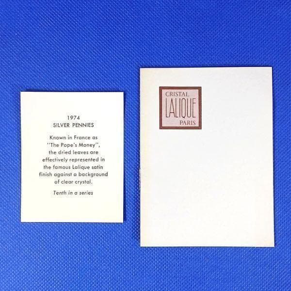 ラリック イヤープレート 銀貨 クリスタルガラス 飾り皿 フランス