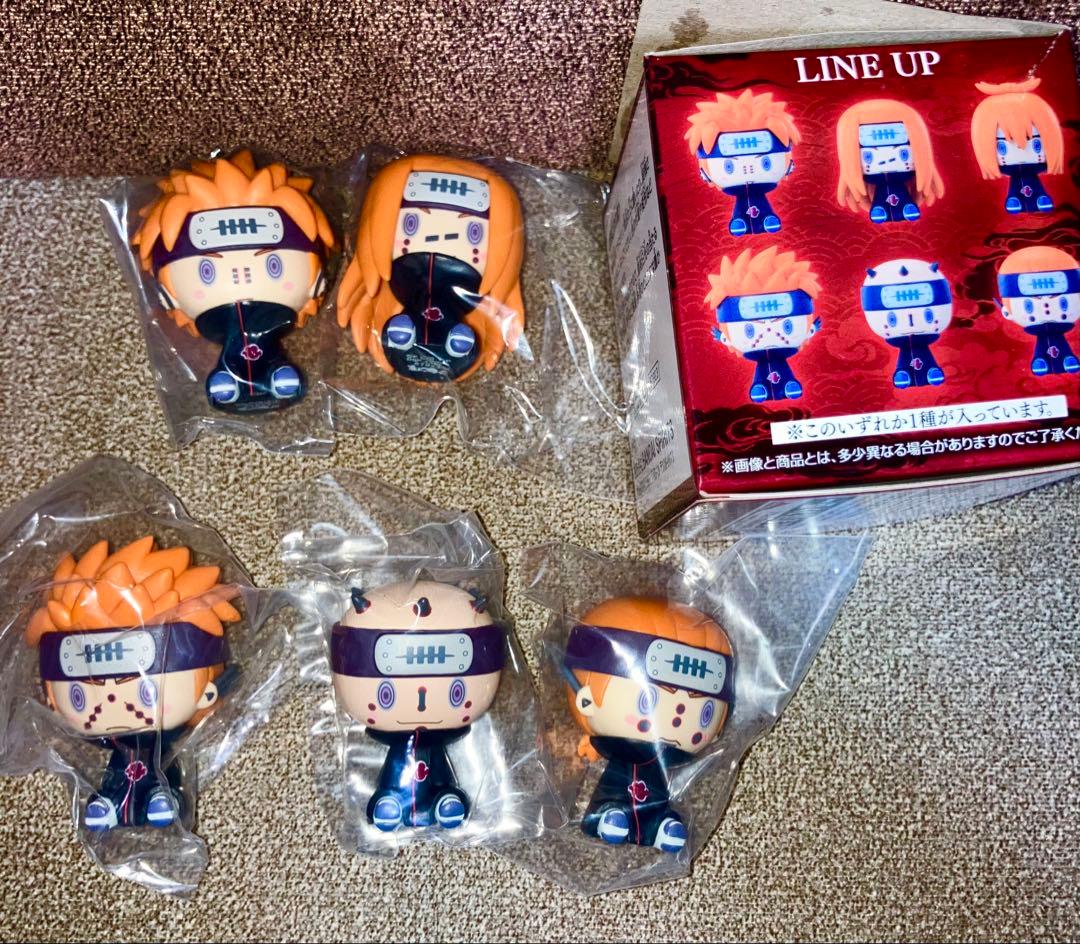 一番くじ NARUTO-ナルト G賞 ちょこのっこ 5種 セミコンプセット