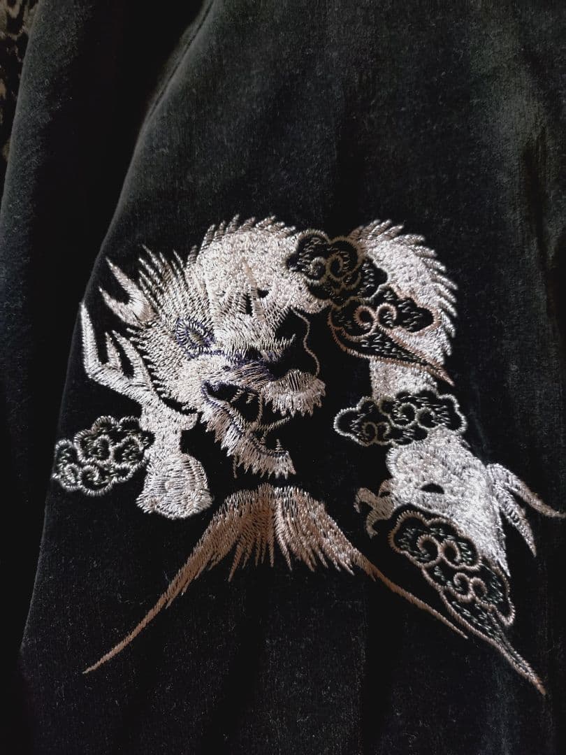 BTS Suga着用 hoshihime 星姫 別珍スカジャン ブラック XL - メルカリ