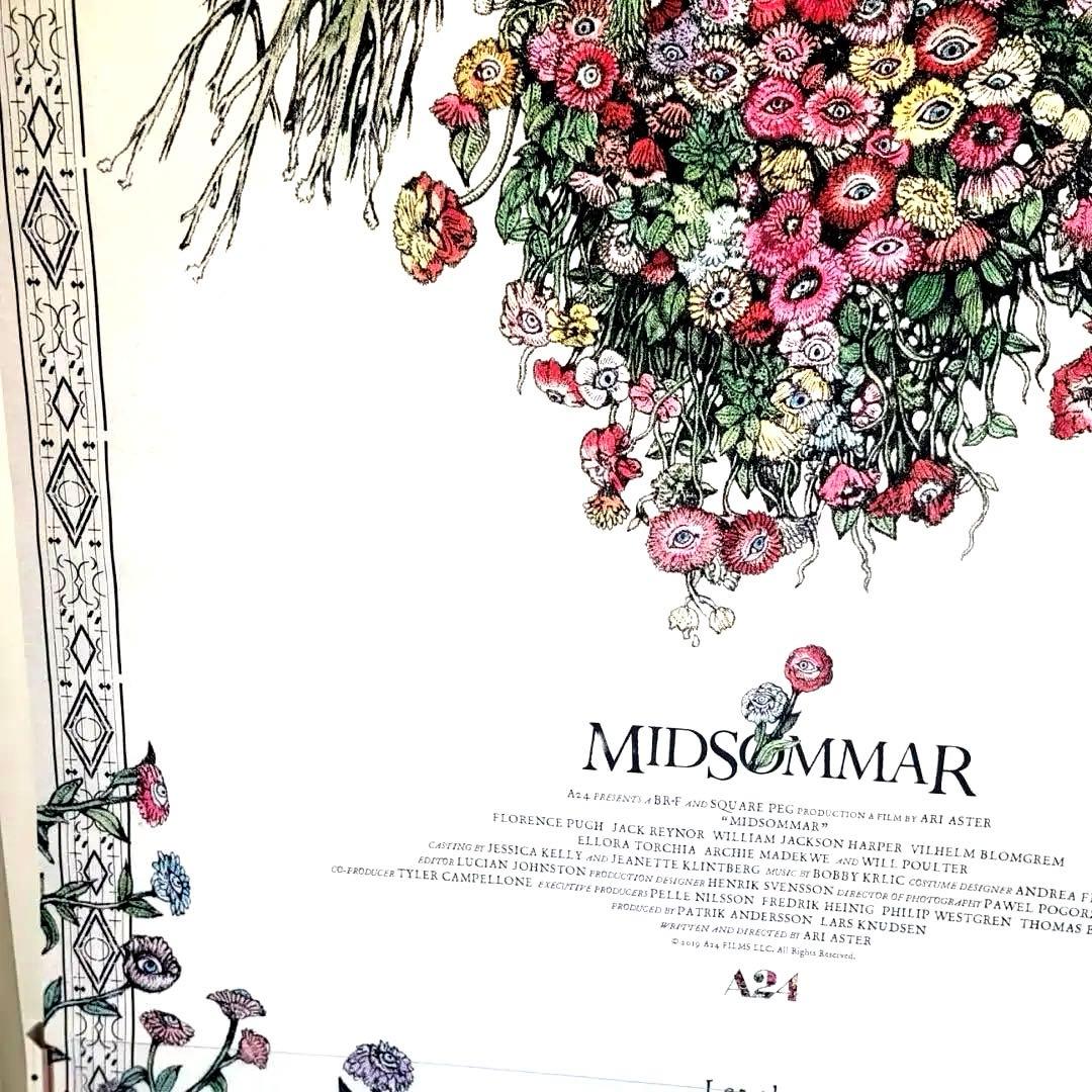 希少 入手困難 ミッドサマー MIDSOMMAR ヒグチユウコ B1ポスター額付