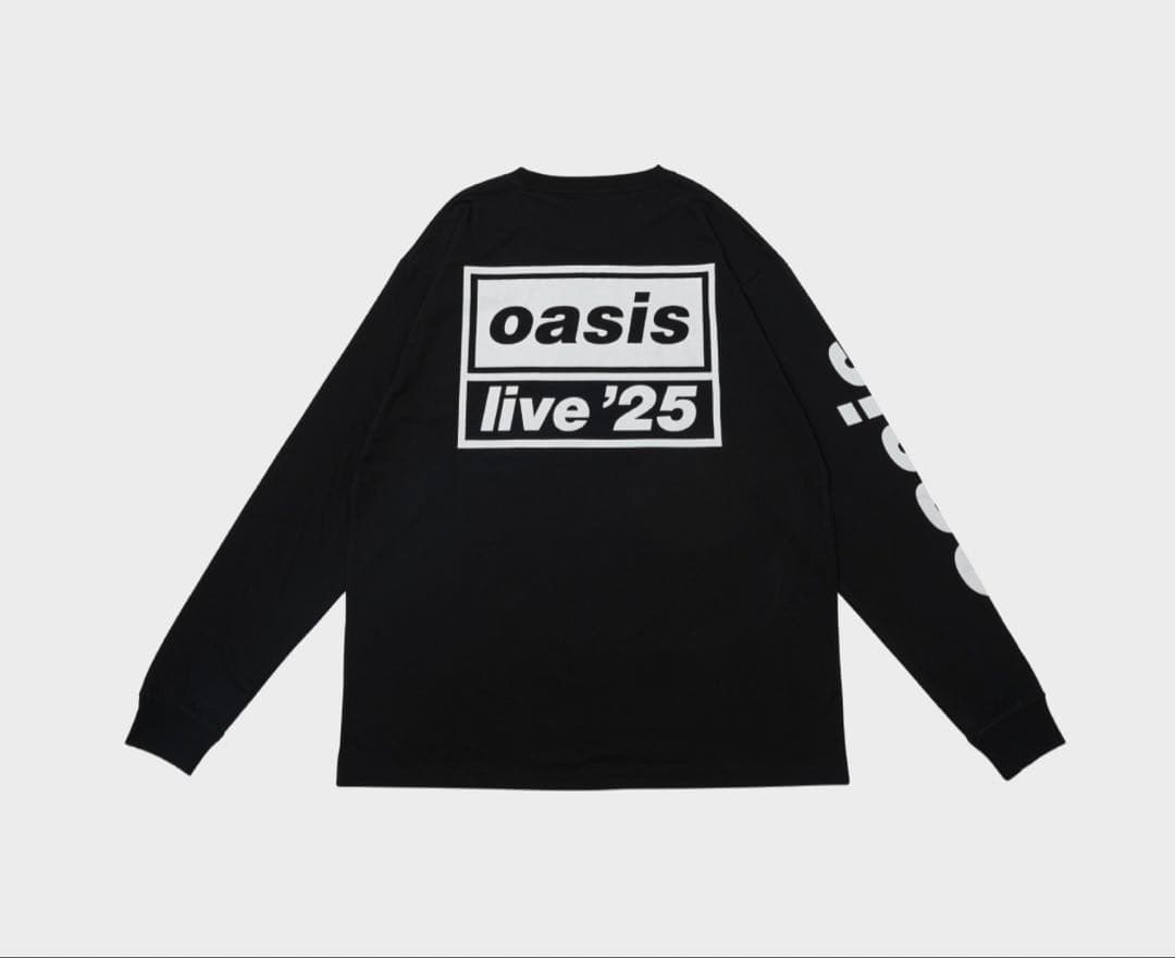 Oasis オアシス Tシャツ Long Sleeve Live’25