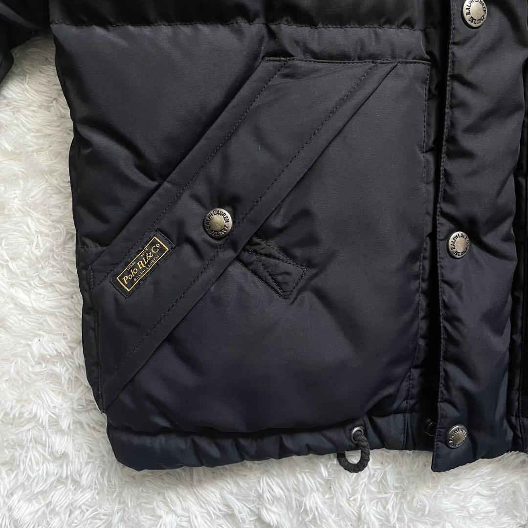 極美品✨ポロラルフローレン ダウンジャケット 2way ポニー刺繍 黒 XS