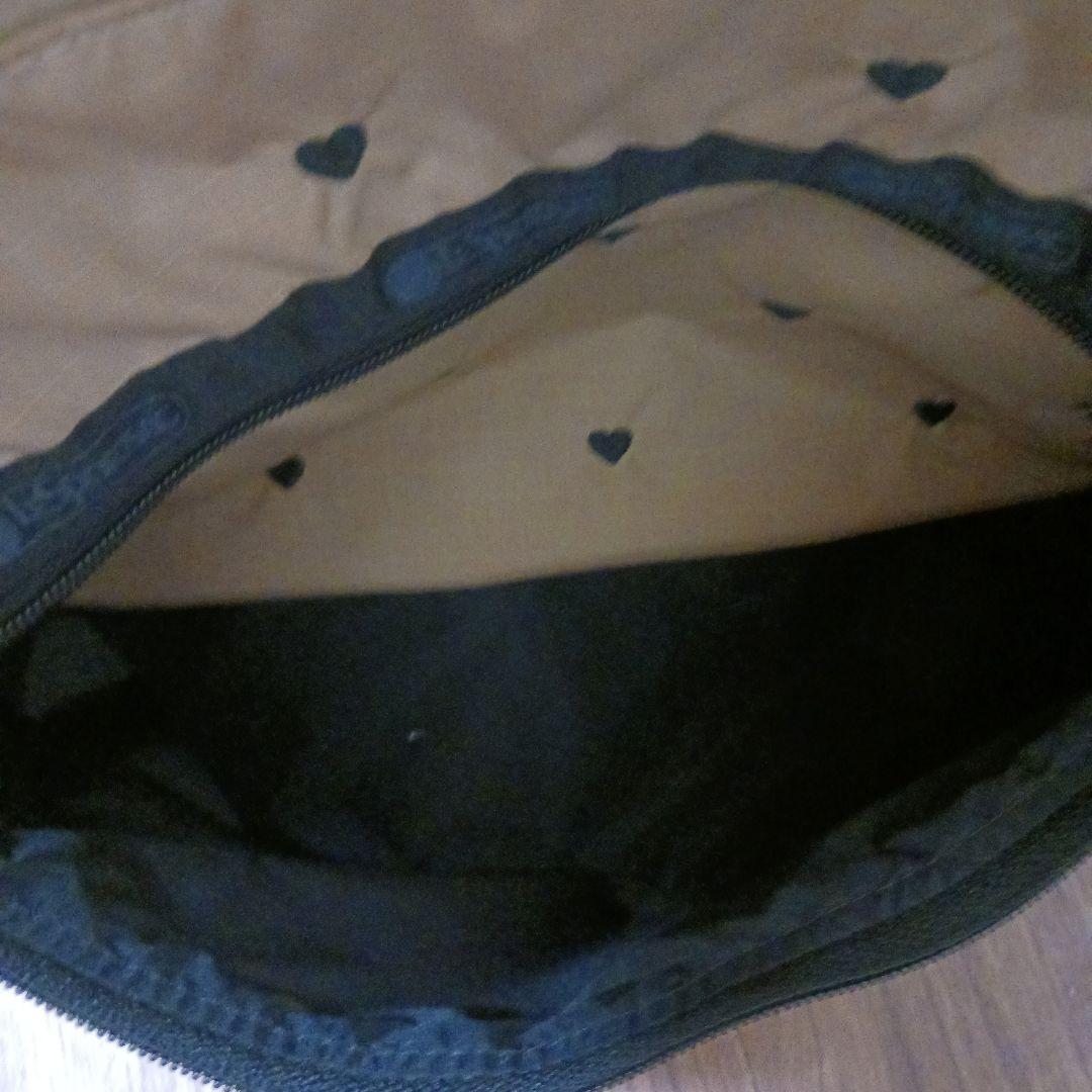 2720 レア レスポートサック リュック ハート刺繍 ブラウン 極美品