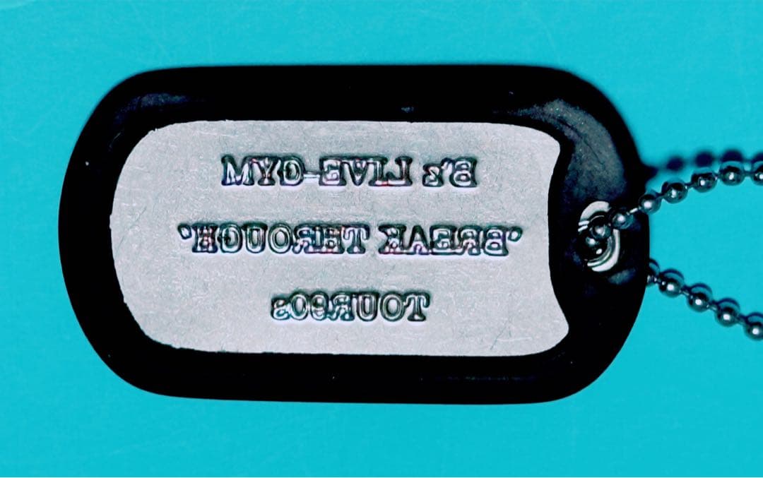 B’z LIVE-GYM “BREAK THROUGH” ドッグタグ ネックレス