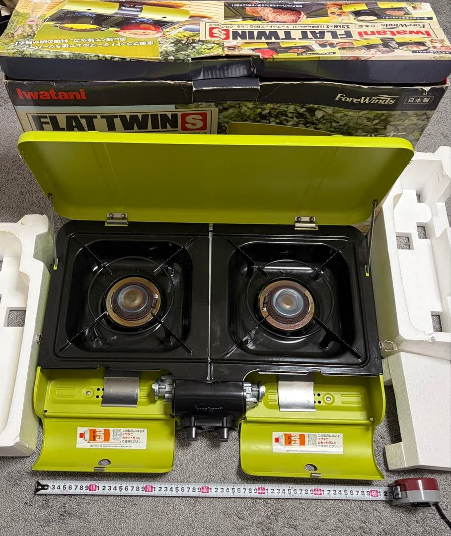 中古】イワタニ FLAT TWINS BBQ CB-TBG-2-OL - メルカリ