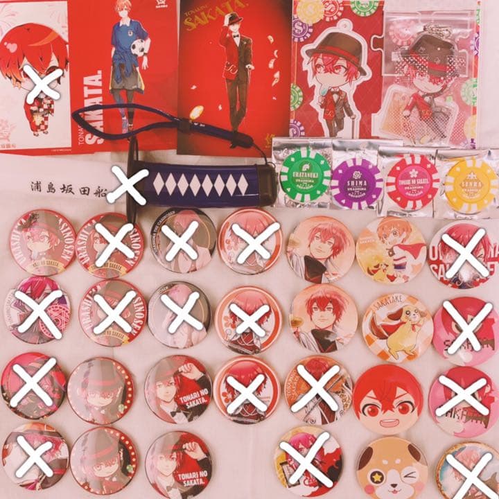 浦島坂田船 あほの坂田 グッズ 缶バッジ ペンライト - メルカリ