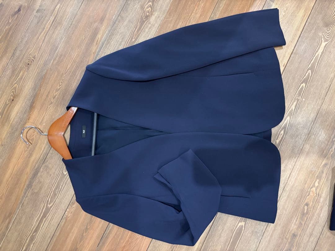 mama【PLST】トリアセブレンドカラーレスジャケットテーパード