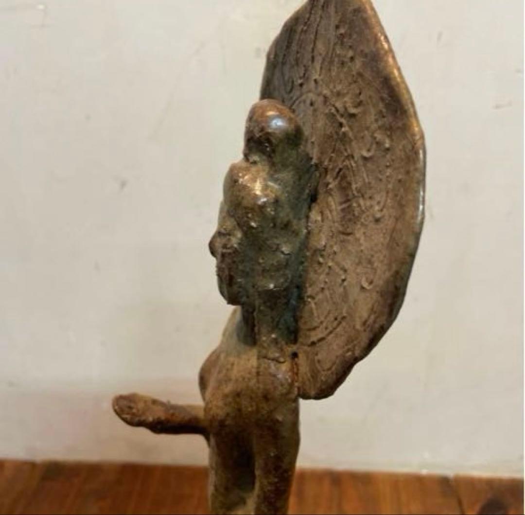 美品 陶芸 聖観音像 聖観世音菩薩 焼物 立像 - メルカリ