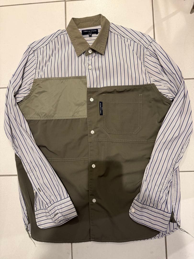 COMME des GARCONS homme コムデギャルソン シャツ　オム COMME des GARCONS HOMME コムデギャルソン オム 綿ブロードS/Sシャツ