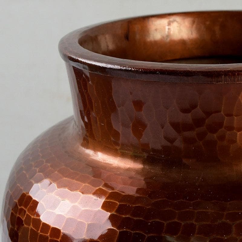 茶道具 伊藤久芳堂 銅蟲花瓶 花器 共箱 N 9404