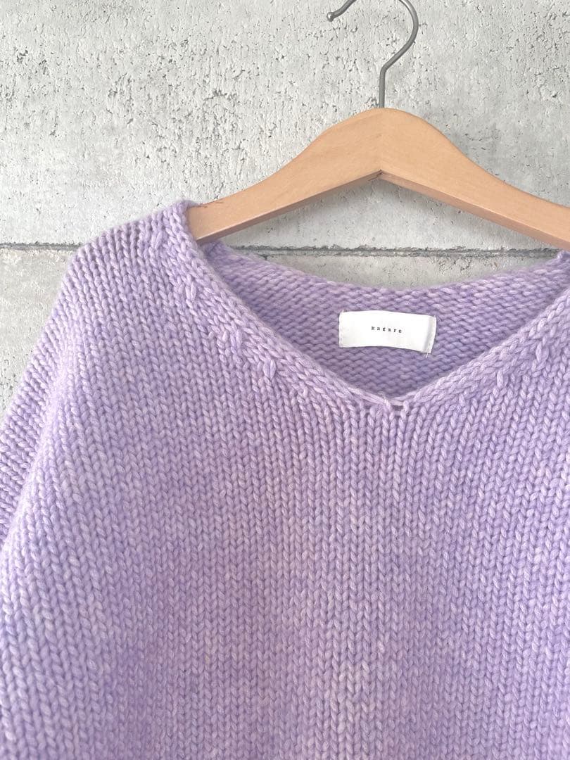 かぐれ カーブスリーブニット ラベンダー アーバンリサーチ - メルカリ