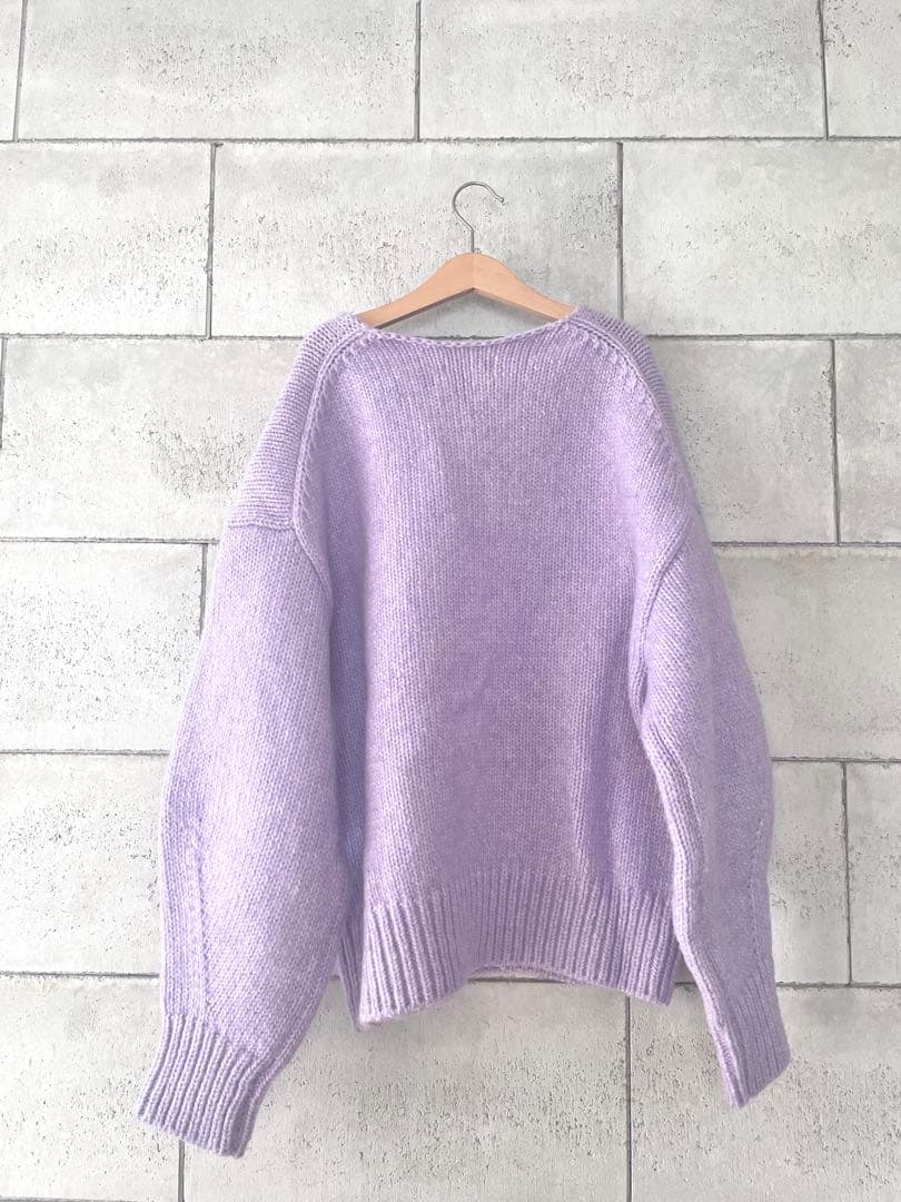 かぐれ カーブスリーブニット ラベンダー アーバンリサーチ - メルカリ