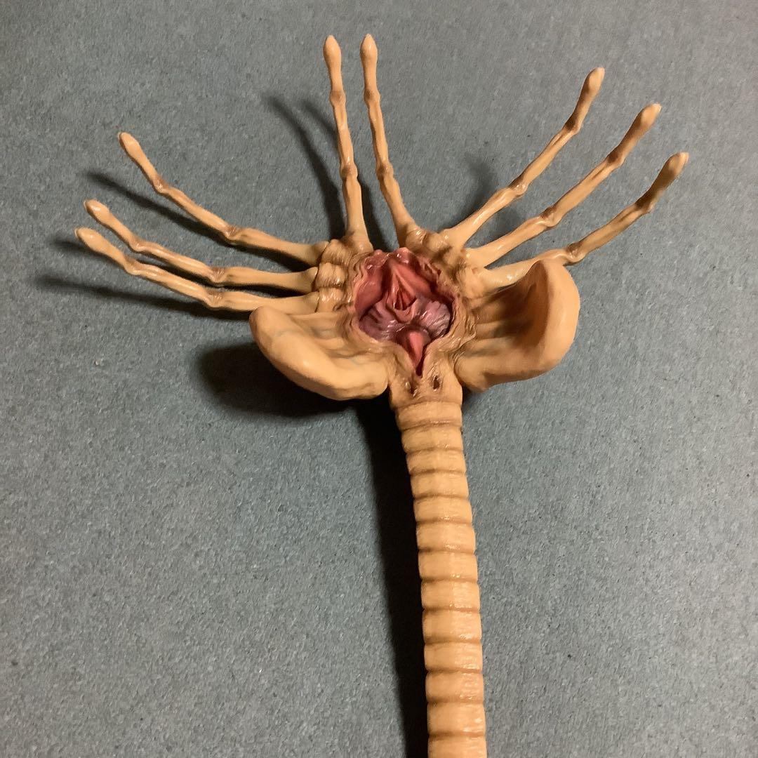 エイリアン★ソフビ★ガレージキット★フェイスハガー★1/1実物大★完成品★ツクダ