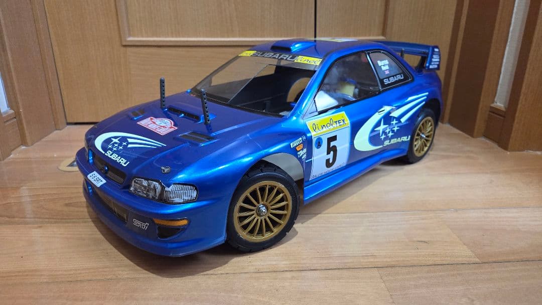 タミヤ ラジコン TGX エンジンカー 貴重なラリー仕様 インプレッサ