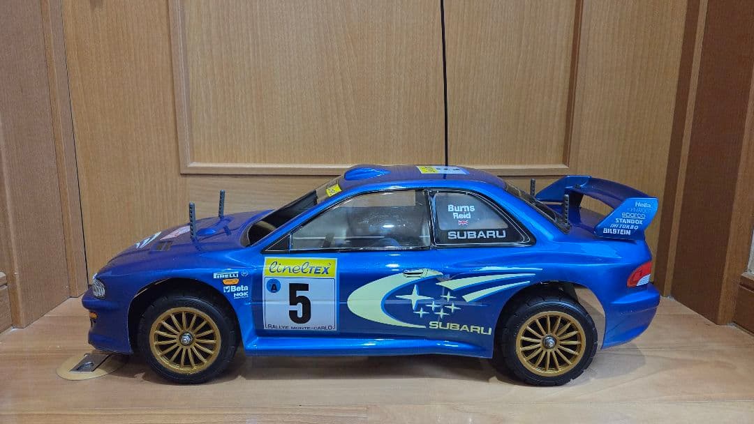 タミヤ ラジコン TGX エンジンカー 貴重なラリー仕様 インプレッサ